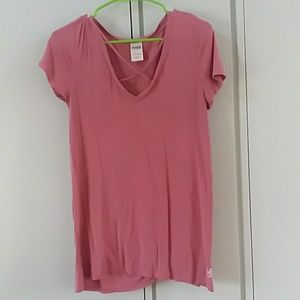 Pink v neck